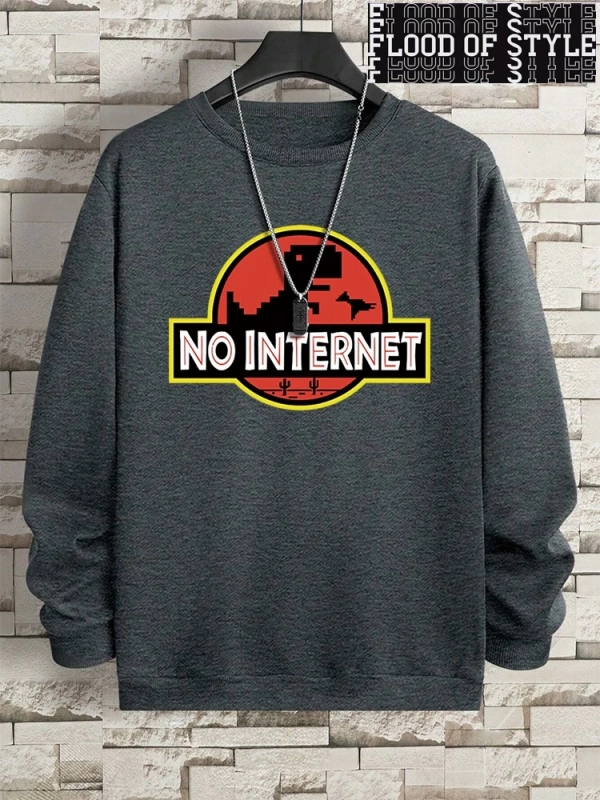 Hip Hop Harajuku Vintage Tarzı  Hiçbir Internet sunucu istisna  Gri