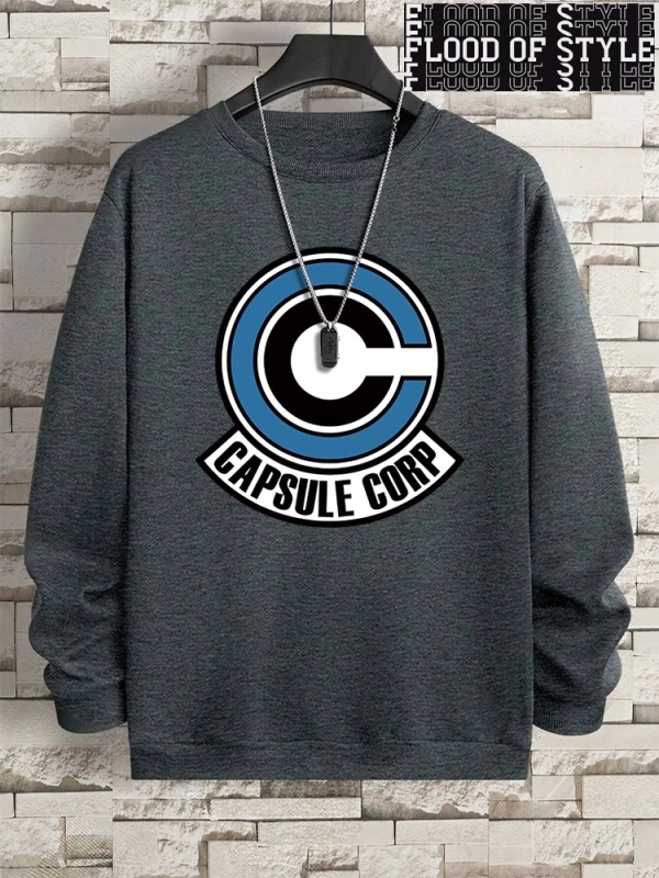 Hip Hop Harajuku Vintage Tarzı  Ilginç c-mektup stüdyo  Gri