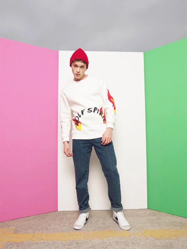 Holy Spirit Unisex Sweatshirt Beyaz