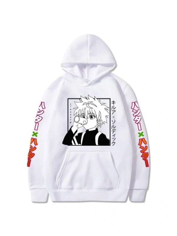 Hunter X Hunter Anime Hoodies 12685 Beyaz