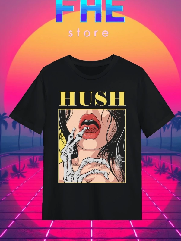 HUSH Y2K Baskılı KODSİYAHSAW