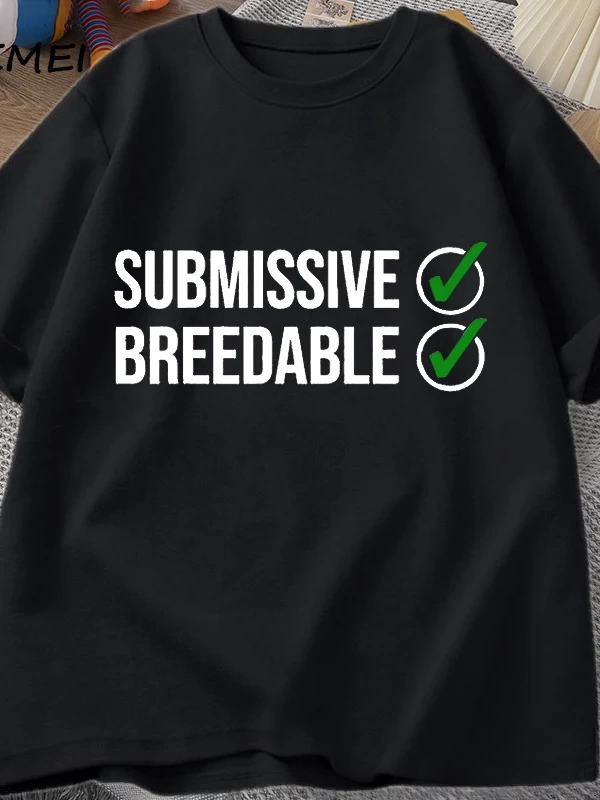 Itaatkar ve Breedable T-shirt komik mizah kadın erkek giyim pamuk kısa kollu o-boyun yaz T sh 2967