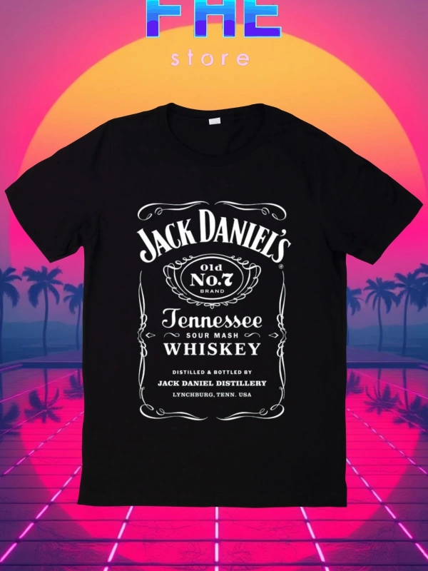 Jack Daniels Y2K Tshirt KODSİYAHSAW