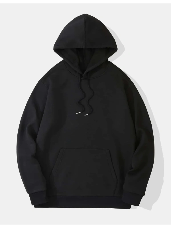 Japanese Culture Siyah Oversize Unisex Kapüşonlu Sweatshirt Hoodie