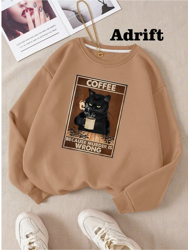 Japon Çiçek Köstebek Sokak Trend Tasarım Harajuku/Gotik Bej