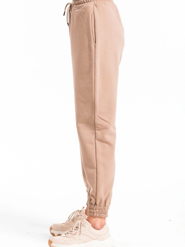 Kadın Bej Oversize Eşofman Altı Cy84188