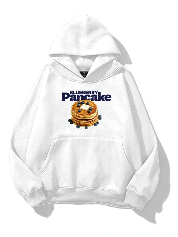 Kadın Blueberry Pancake Sweatshirt Beyaz
