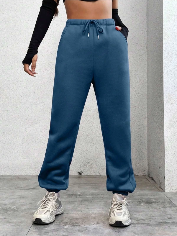 Kadın Büzgülü Bel ve Elastik Etek Jogger Pantolon