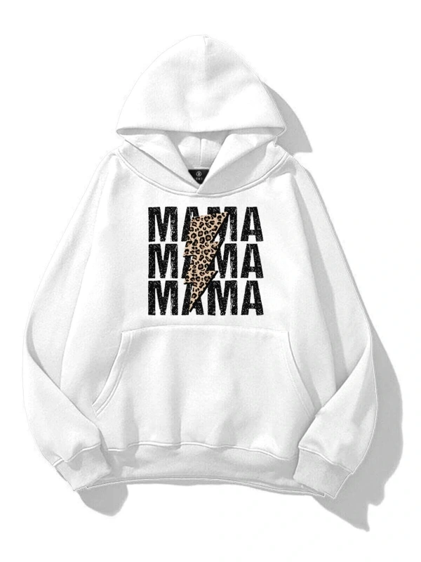 Kadın MamaMama Sweatshirt Beyaz