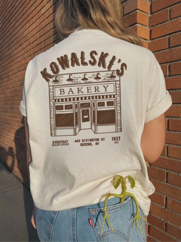Kadınların Basit Ve Çok Yönlü Güneş Baskılı Rahat Yuvarlak Yaka Kısa Kollu Kayısı Tişörtü Yaz