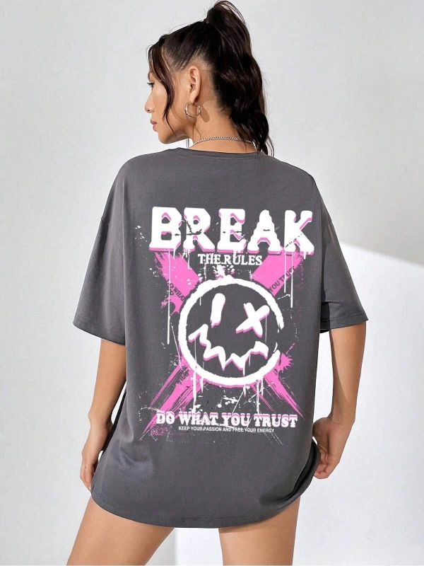 Karikatür ve Grafik Tasarım Oversize T-shirt