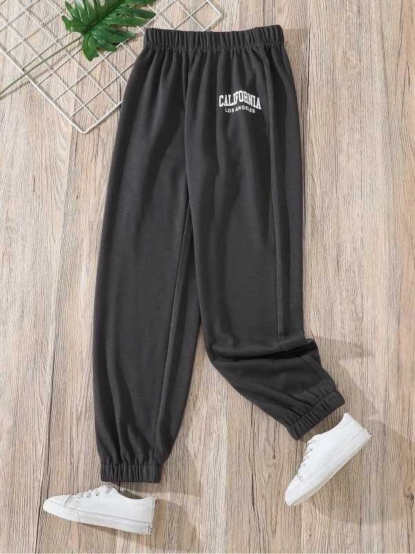 Kids EVRYDAY Girls Letter Graphic Eşofman Altı