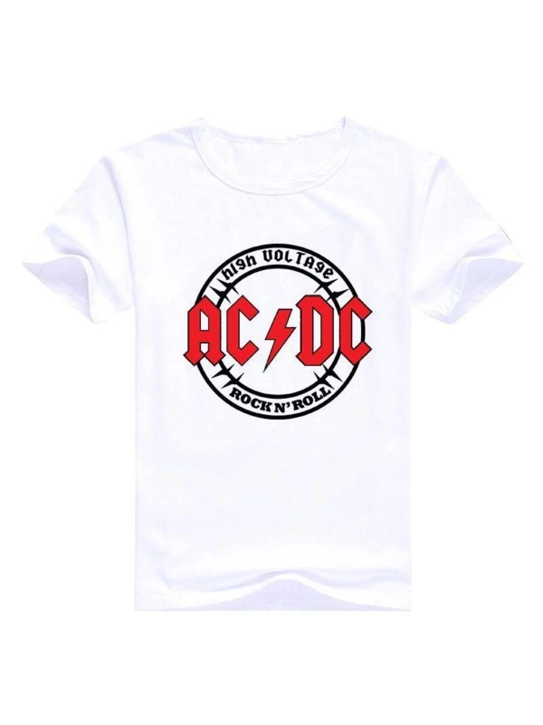 Kırmızı Etiket Gala Acdc Tişört Ac Dc Tshirt 09986