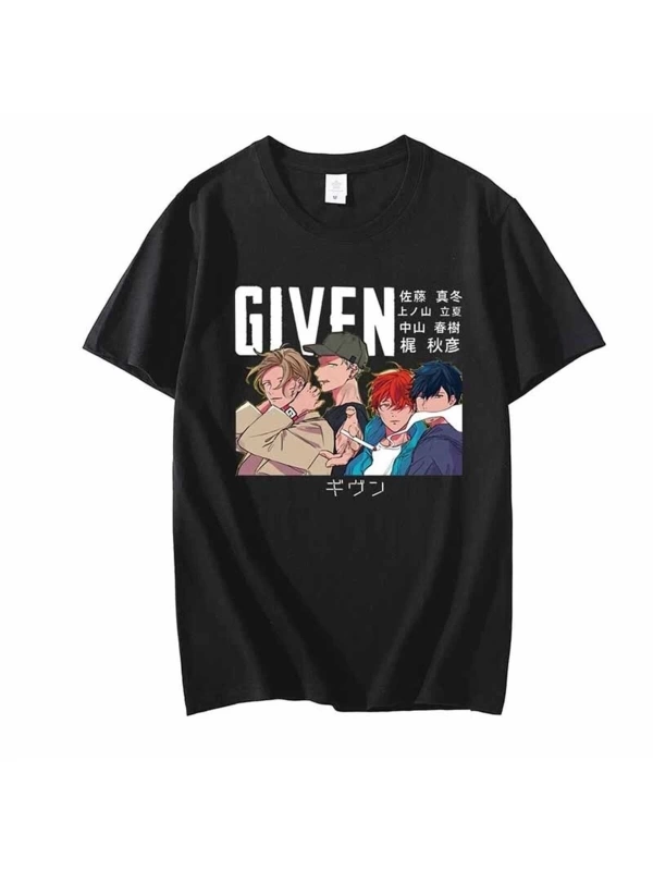 Kırmızı Etiket Gala Anime Kollu Yaoi Bl Japon Manga Tişörtü 08378