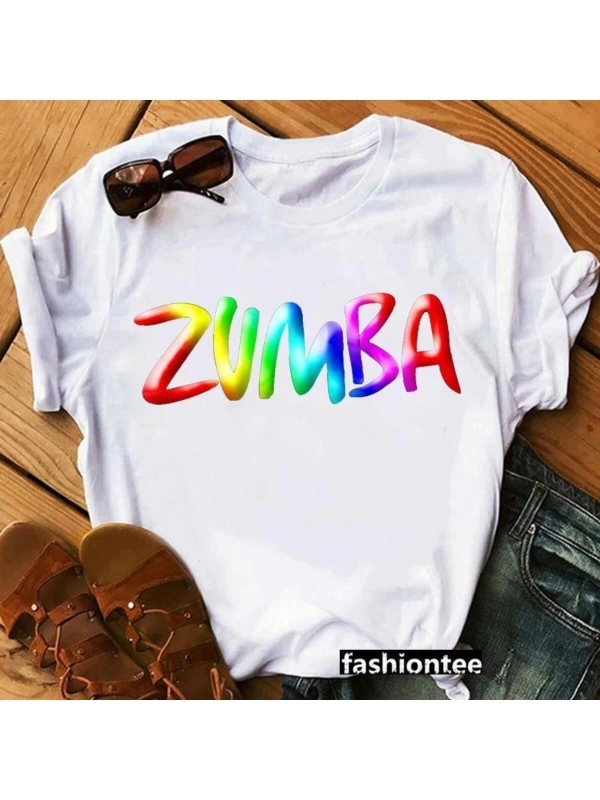 Kırmızı Etiket Gala Zumba Fitnes Dans Tişört Mod44 09784