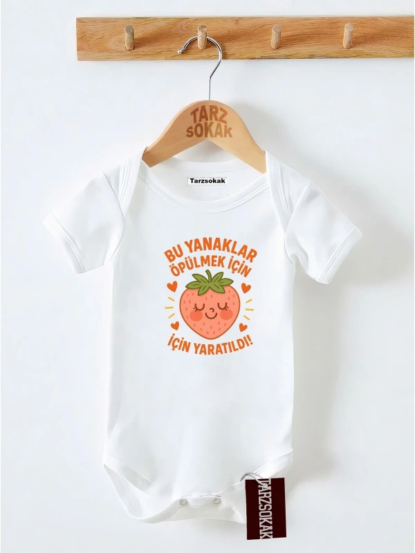 Kısa Kol Body BU YANAKALR ÖPÜLMEK İÇİN YARATILDI KODZıbın36