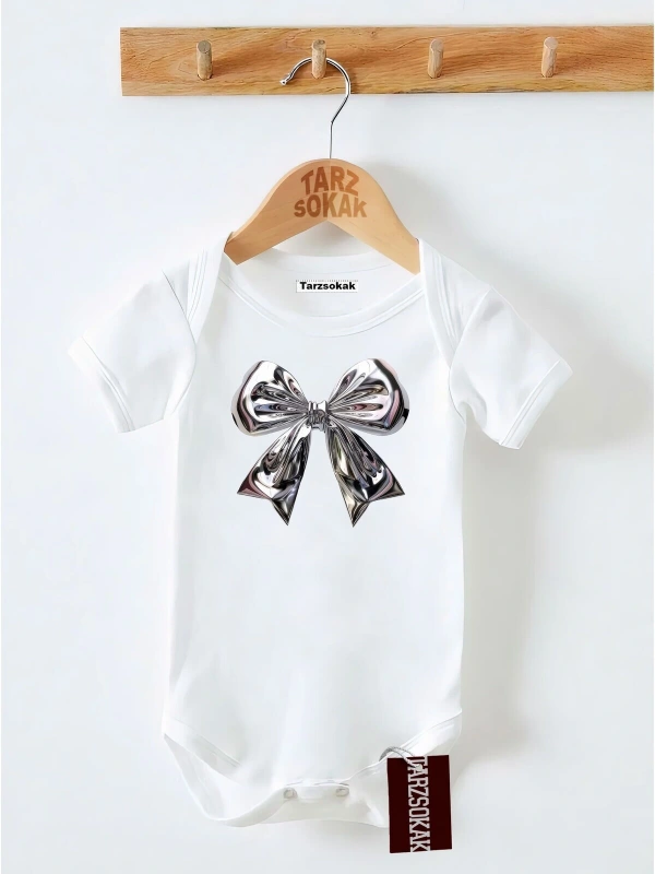 Kısa Kol Body Fiyonk desenli KODZıbın12