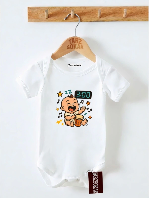 Kısa Kol Body GECE SAAT 3 DETAYLI KODZıbın35