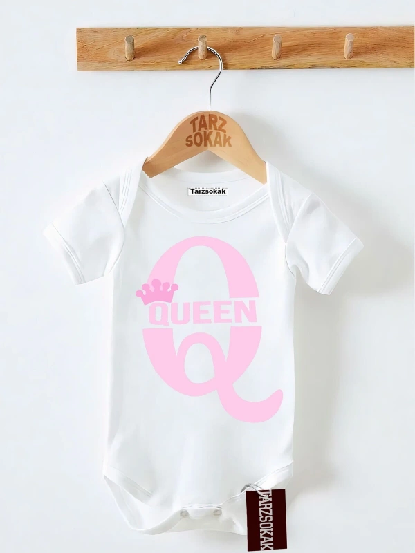 Kısa Kol Body QUEEN DESENLİ KODZıbın49