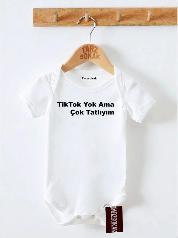 Kısa Kol Body TİKTOK YOK AMA ÇOK TATLIYIM KODZıbın19