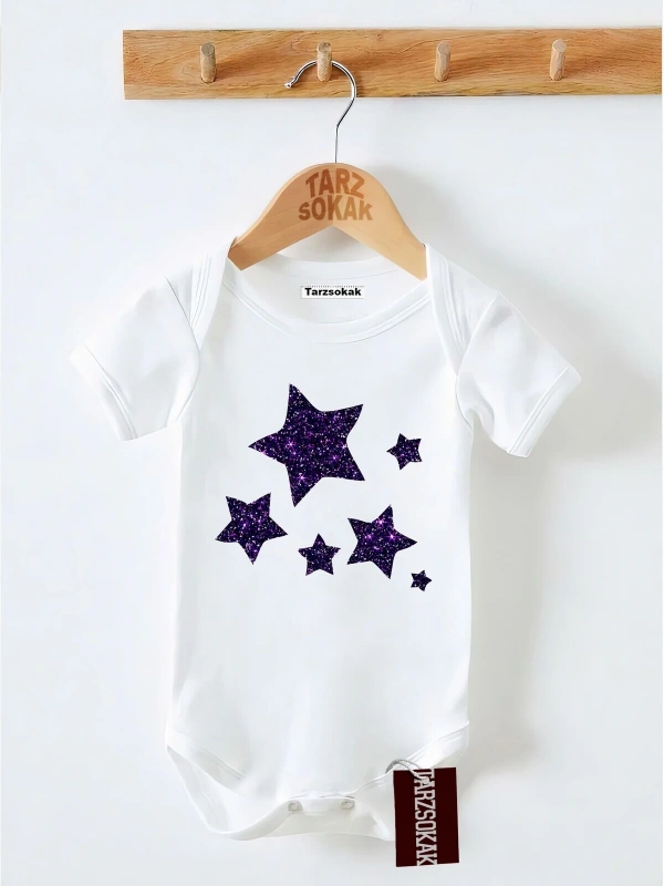 Kısa Kol Body Yıldız Baskılı KODZıbın3