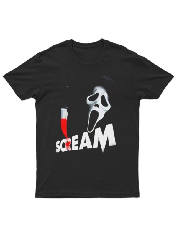 Ko Buta Çığlık - Scream Unisex Tişört T-shirt Bet1345 Bet1345