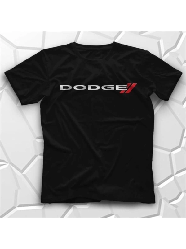 Ko Buta Dodge Siyah Unisex Tişört T-shirt 8029wt