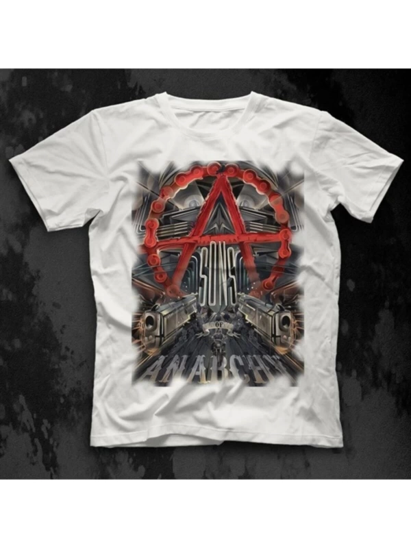 Ko Buta Sons Of Anarchy Beyaz Unisex Tişört T-shirt 7714wt