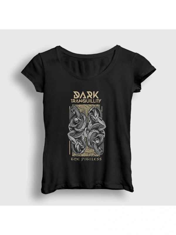 Kod Presss Kadın Siyah Pitiless Dark Tranquillity T-shirt 137538tt