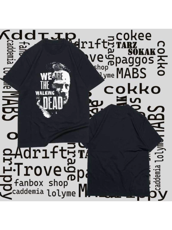 Kod Presss Kadın Siyah We Are The Walking Dead T-shirt 221139tt