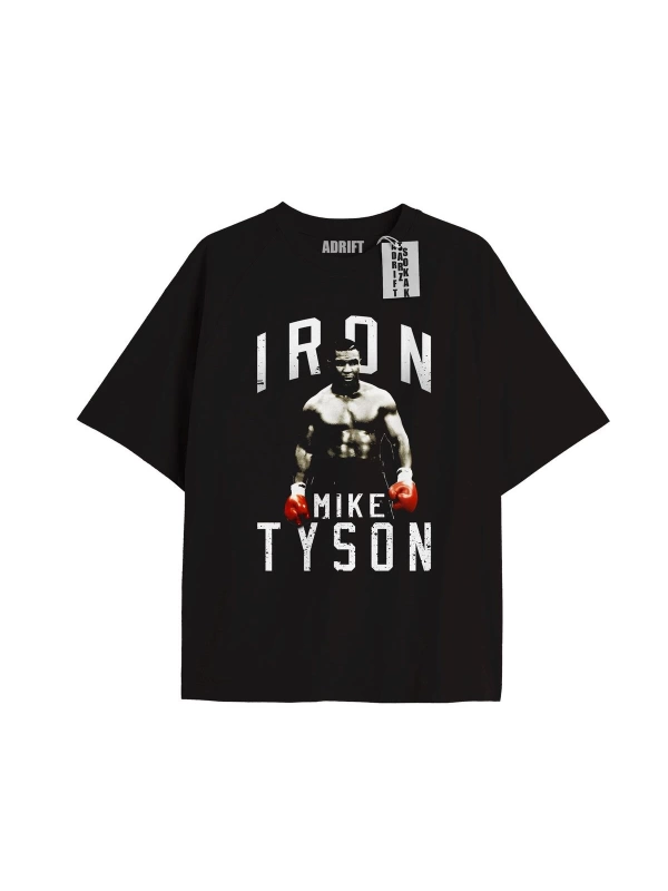 Kod Presss Unisex Siyah Iron Mike Tyson T-shirt 158150tt