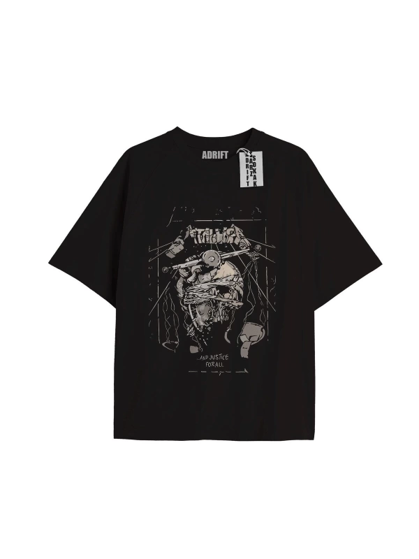 Kod Presss Unisex Siyah Justice Metallica T-shirt 66863tt