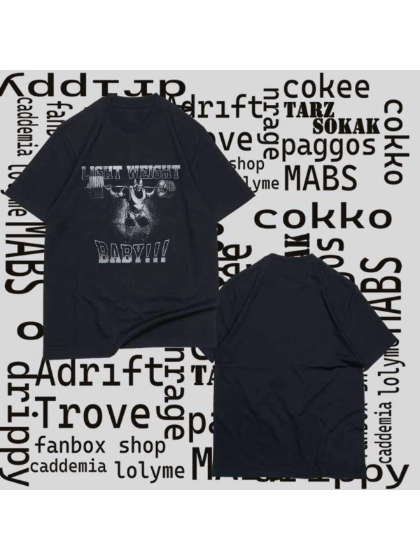 Kod Presss Unisex Siyah Light Weight Baby Gym Spor Ronnie Coleman T-shirt 360150tt