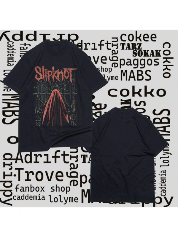 Kod Presss Unisex Siyah Nashville Slipknot T-shirt 112938tt