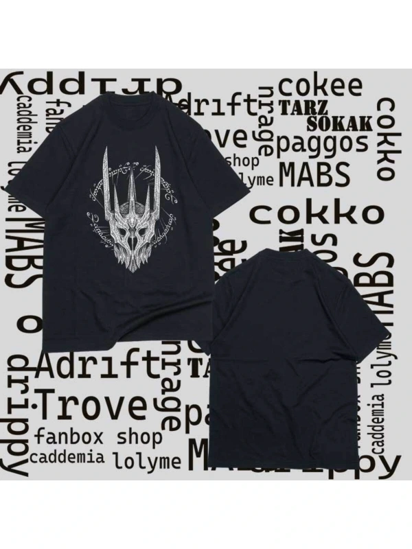 Kod Presss Unisex Siyah Sauron Yüzüklerin Efendisi The Lord Of The Rings T-shirt 253333tt