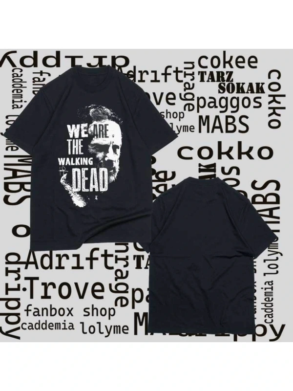 Kod Presss Unisex Siyah We Are The Walking Dead T-shirt 221103tt
