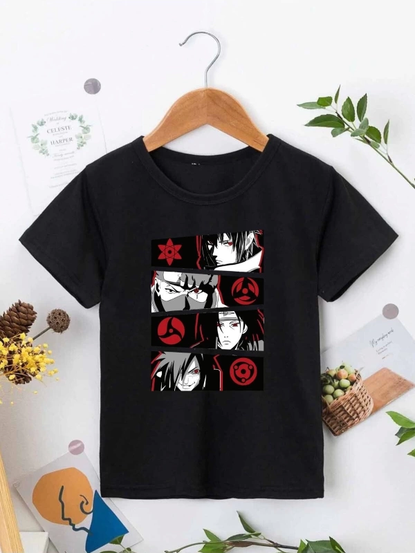 KOD:VSK Siyah Çocuk T-shirt KİDS-KIRMIZI-ANİME-