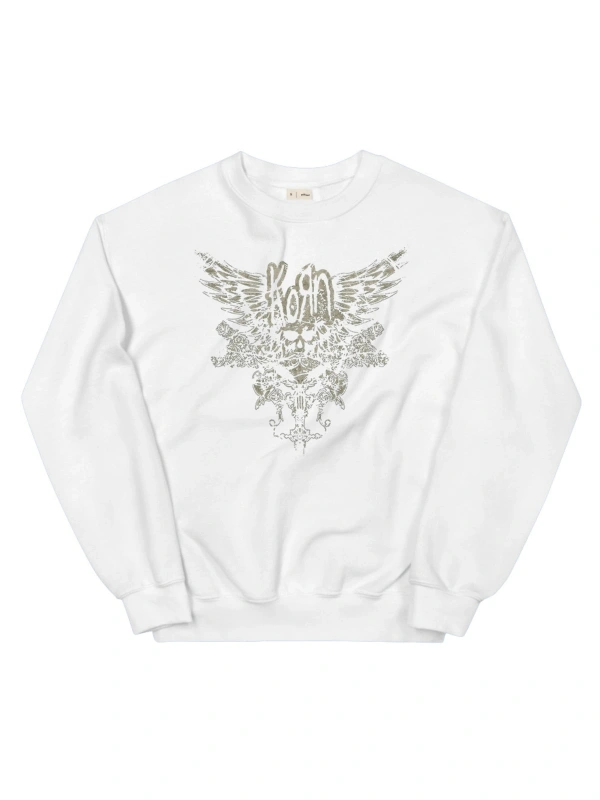 Korn Sweatshirt Beyaz
