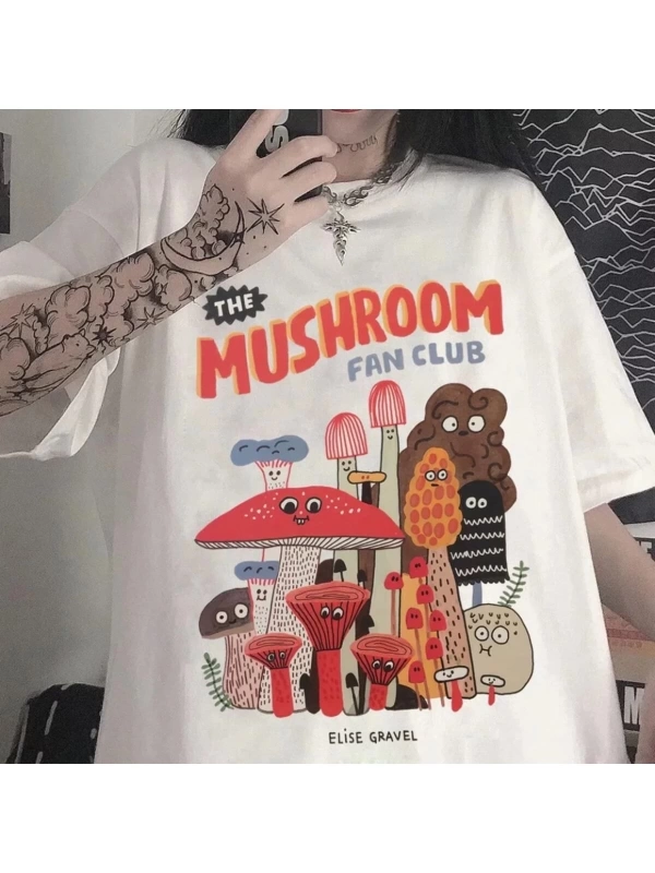 Köstebek Etiket The Mushroom Fan Club T-shirt ET1805