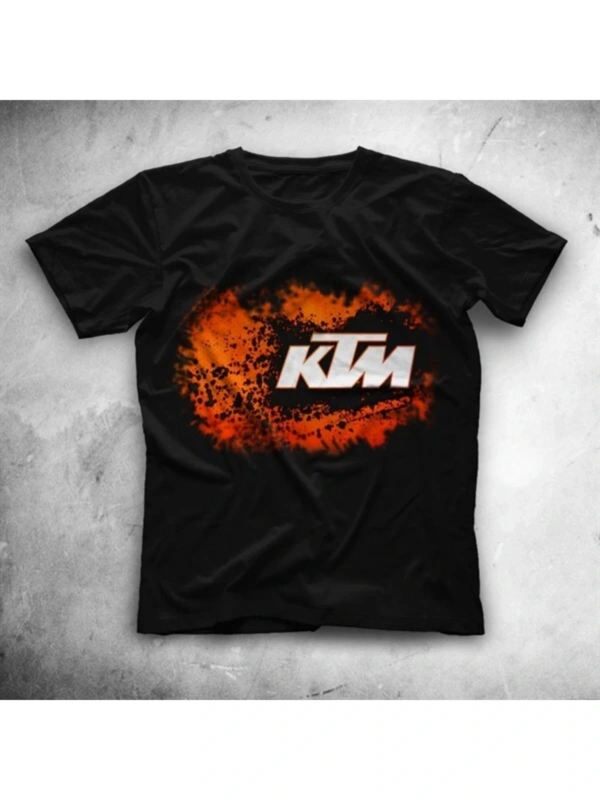 Ktm Siyah Unisex Tişört T-shirt