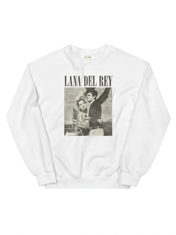 Lana Del Rey Sweatshirt Beyaz