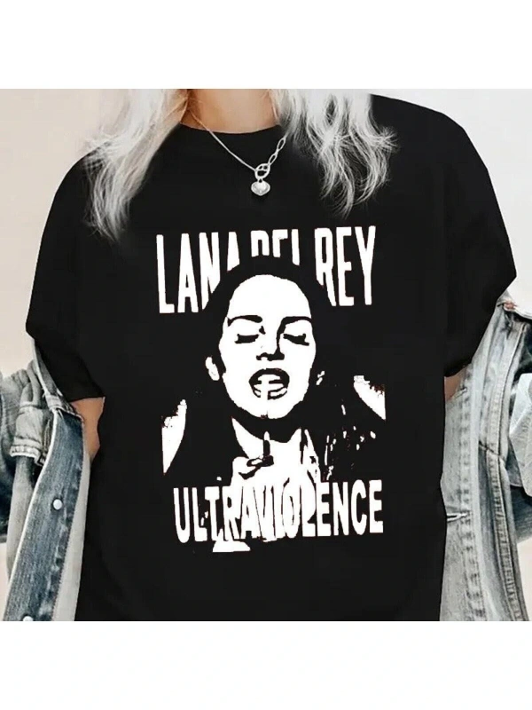 Lana Del Rey Ultraviolence Siyah Tshirt Arslanadelreysyh