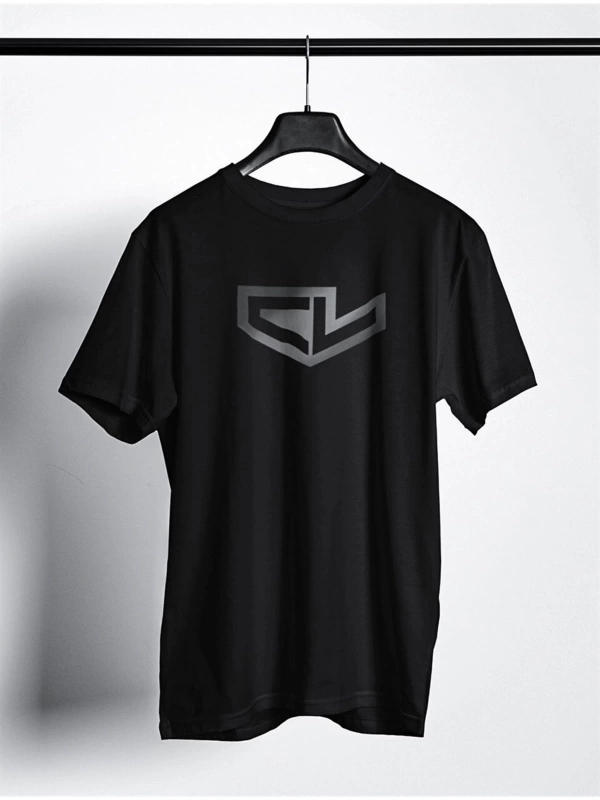 Leclerc Logo Siyah T-shirt