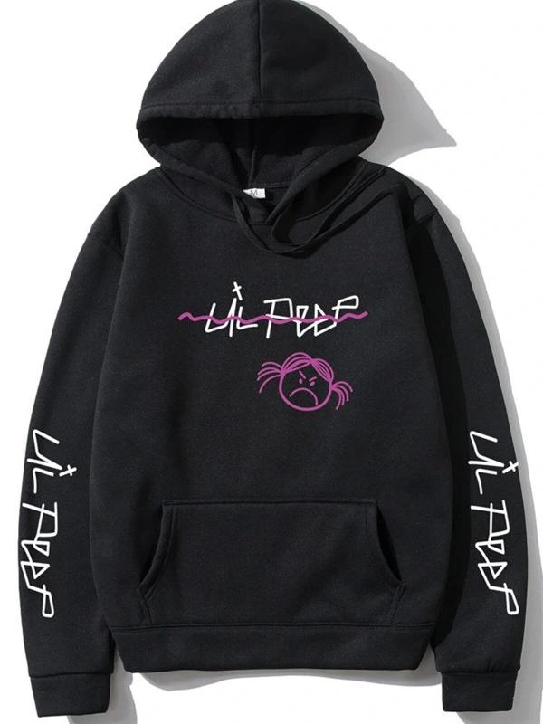 Lil Peep Hoodie Siyah