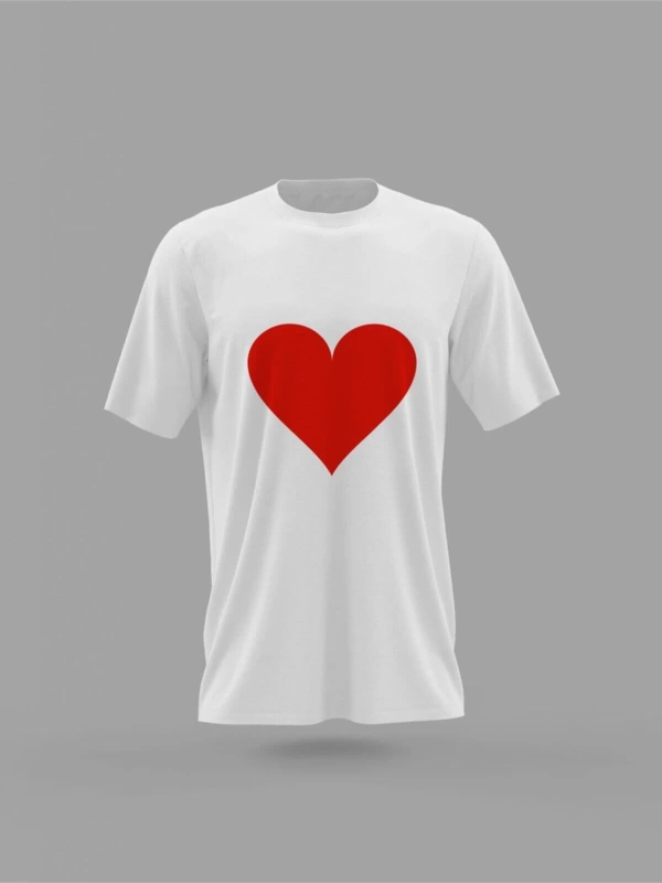 MAVİ Kalp Baskılı T-shirt PNRMTSHRT1101