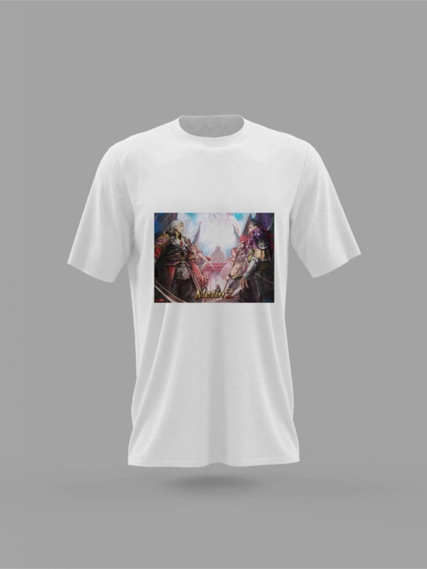 MAVİ Metin 2 Kapak Server Sunucu Oyun Severlere Özel Baskılı T-shirt PNRMTSHRT4090