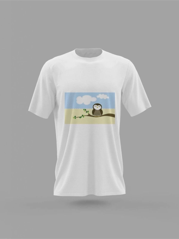 MAVİ Tatlı Baykuş Baskılı T-shirt PNRMTSHRT4263