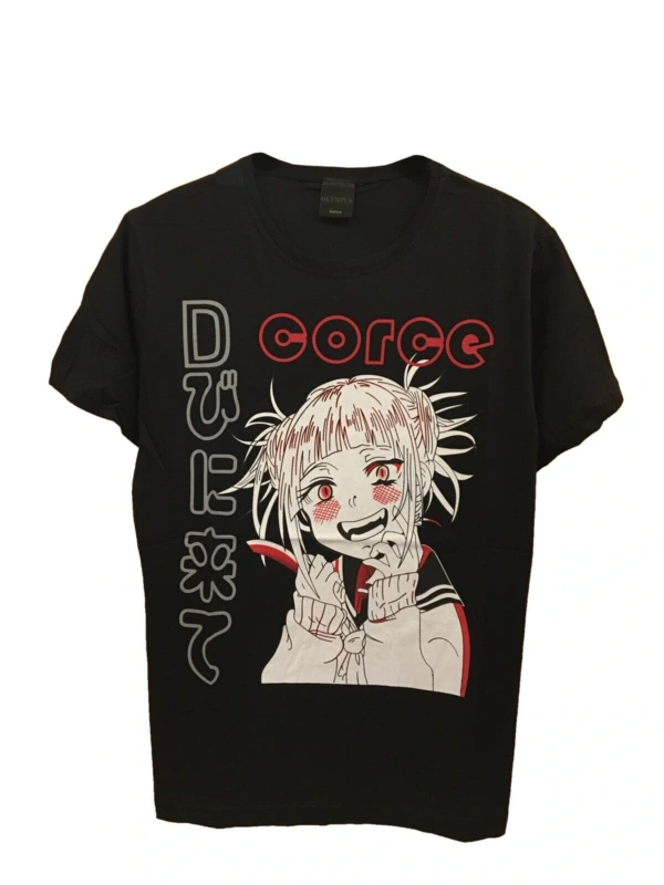 MAVİ Unisex Anime My Hero Academia Himiko Toga Tişört HMKTG5864