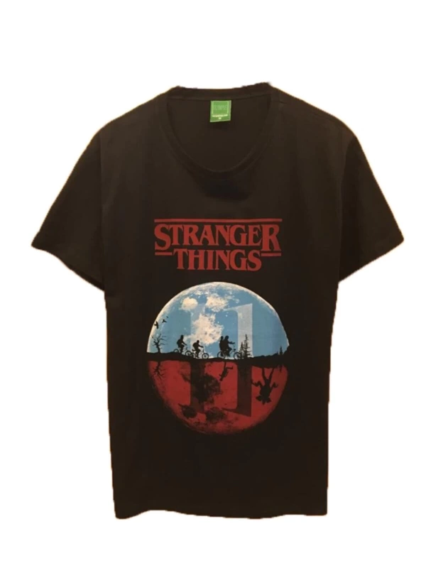 MAVİ Unisex Stranger Things Siyah Tshirt DEFF445110