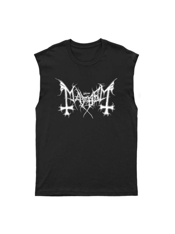 Mayhem Kesik Kol Tişört Kolsuz T-shirt Bkt5594